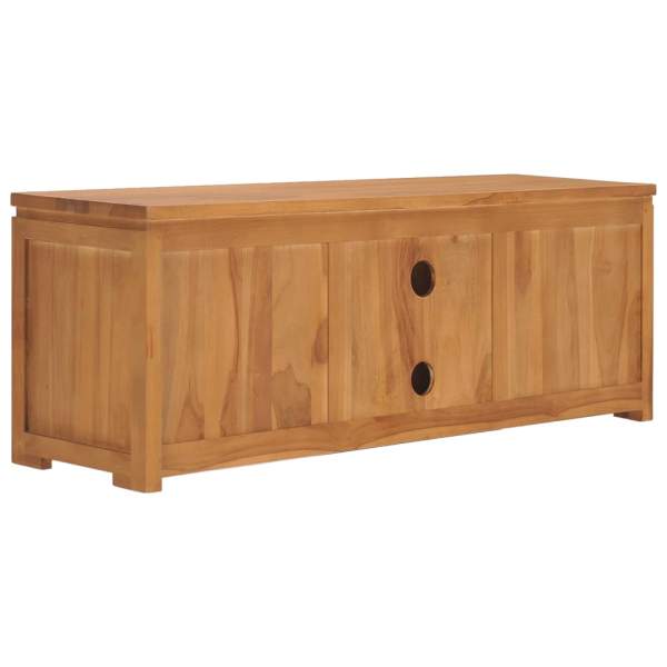  TV-Schrank 110 x 30 x 40 cm Teak Massivholz