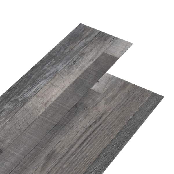  PVC-Fliesen 4,46 m² 3 mm Selbstklebend Industrie-Holz
