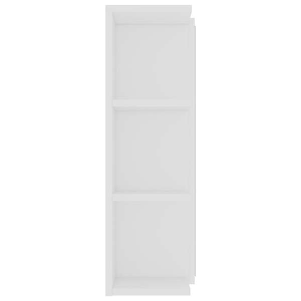  Bad-Spiegelschrank Weiß 80x20,5x64 cm Holzwerkstoff