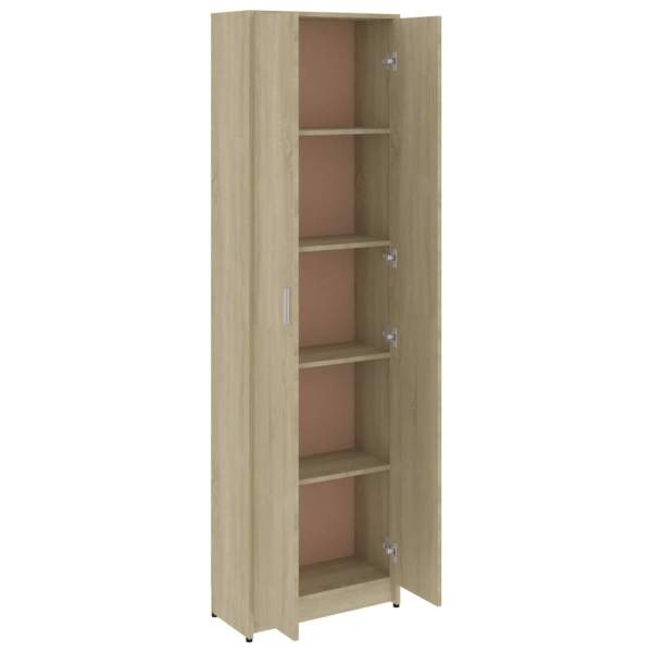  Garderobenschrank Sonoma-Eiche 55x25x189 cm Holzwerkstoff