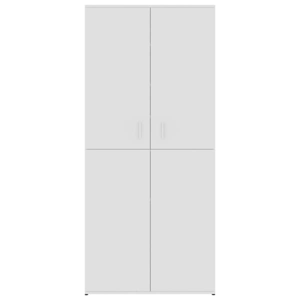  Schuhschrank Weiß 80×39×178 cm Holzwerkstoff