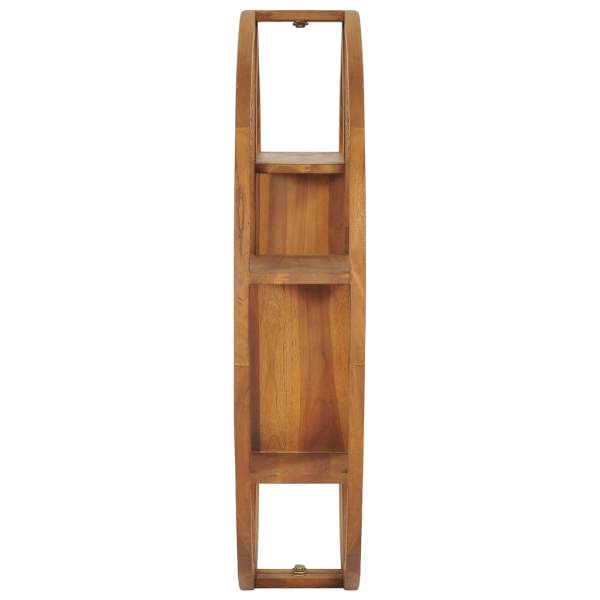  Wandregal Yin und Yang 100x20x100 cm Teak Massivholz 