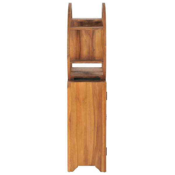  Schrank mit Yin-Yang-Regal 70x30x130 cm Teak Massivholz 