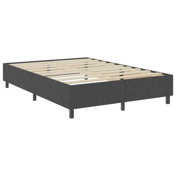  Boxspringbett Dunkelgrau Stoff 180x200 cm