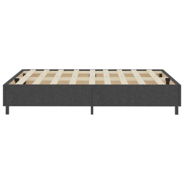  Boxspringbett Dunkelgrau Stoff 180x200 cm