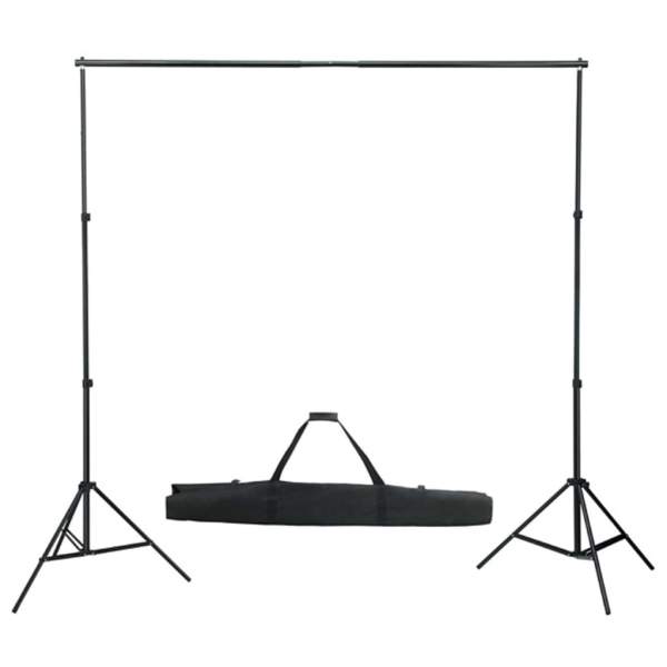  Fotostudio-Set mit Softboxen und Hintergrundsystem