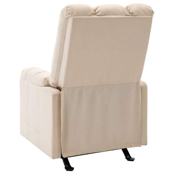  Massagesessel Creme Stoff