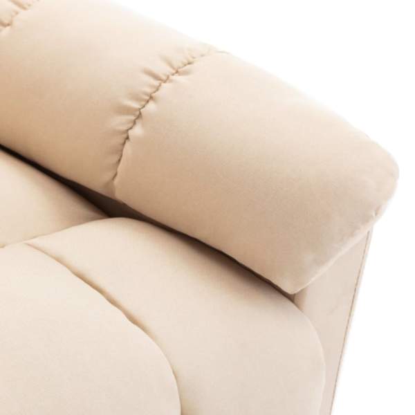  Massagesessel Creme Stoff