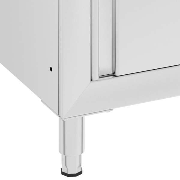  Gastro-Arbeitstisch mit Schrank 60x60x96 cm Edelstahl 