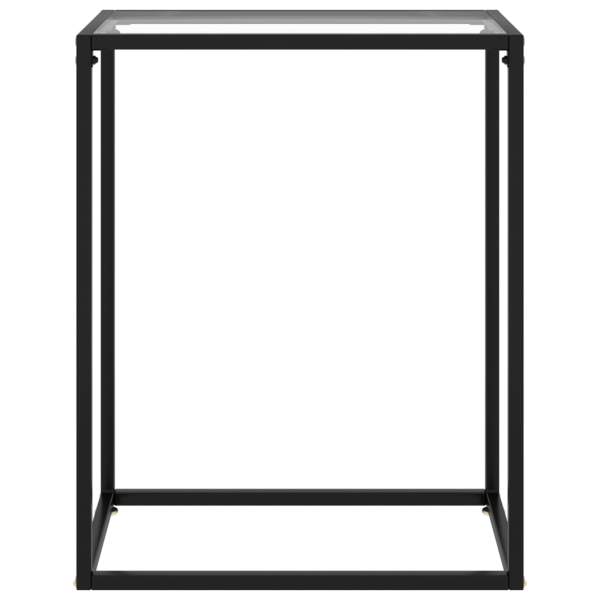 Konsolentisch Transparent 60x35x75 cm Hartglas