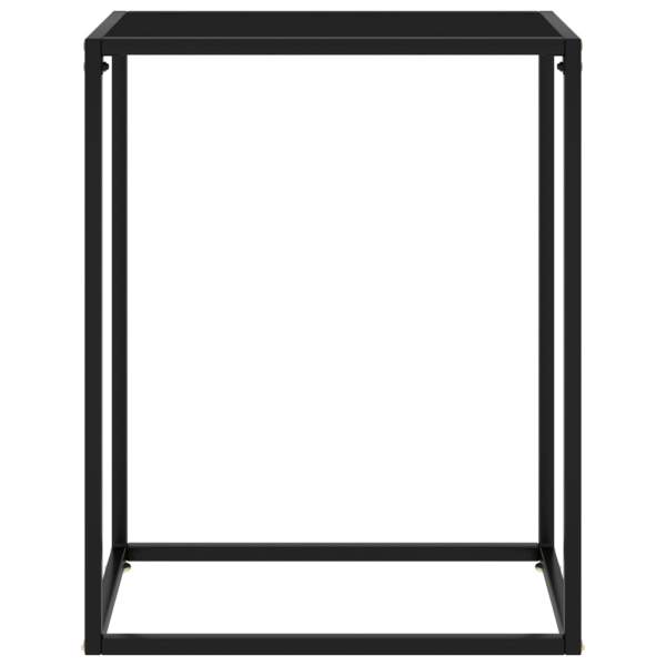  Konsolentisch Schwarz 60x35x75 cm Hartglas