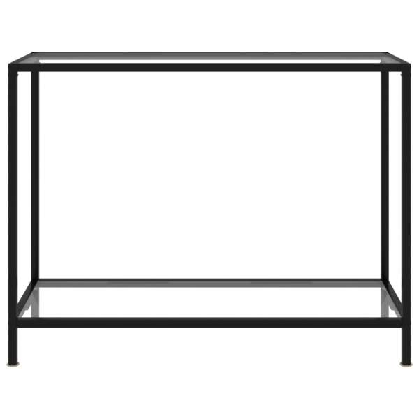  Konsolentisch Transparent 100x35x75 cm Hartglas