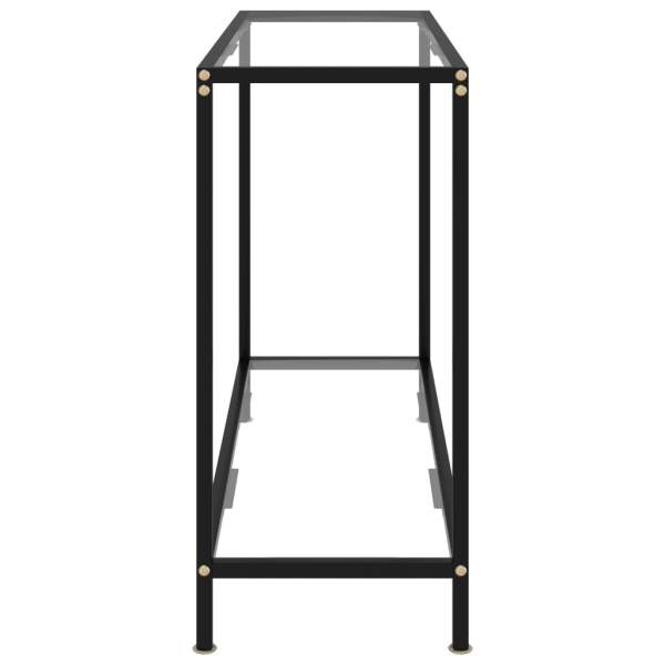  Konsolentisch Transparent 100x35x75 cm Hartglas