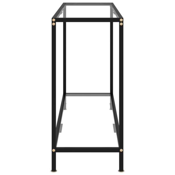  Konsolentisch Transparent 120x35x75 cm Hartglas