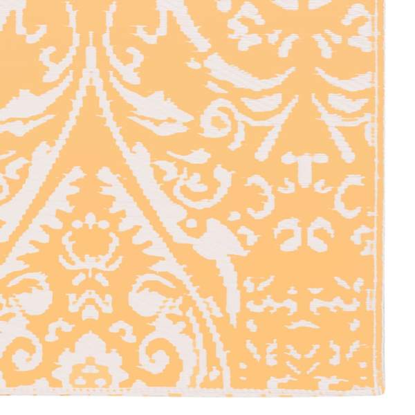  Outdoor-Teppich Orange und Weiß 80x150 cm PP