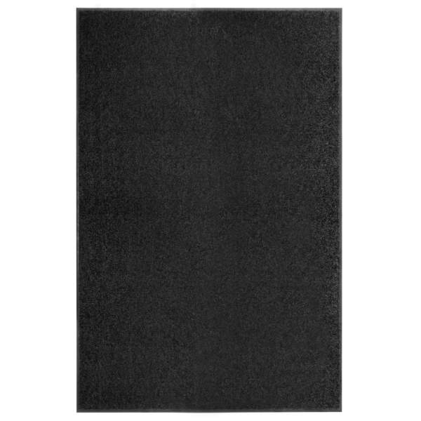  Fußmatte Waschbar Schwarz 120x180 cm