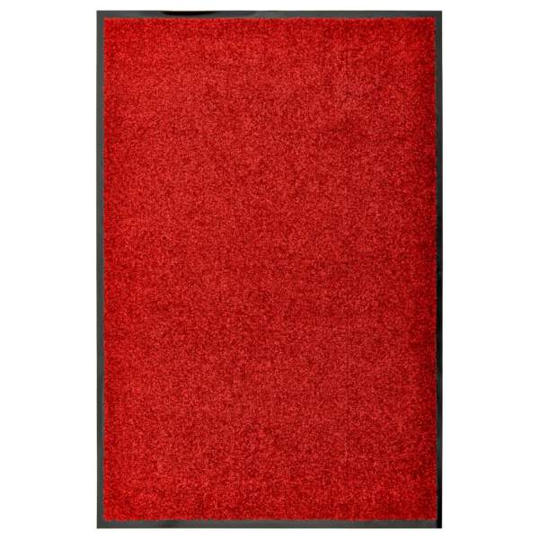  Fußmatte Waschbar Rot 60x90 cm 