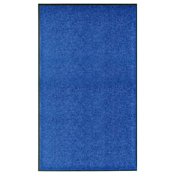  Fußmatte Waschbar Blau 90x150 cm 