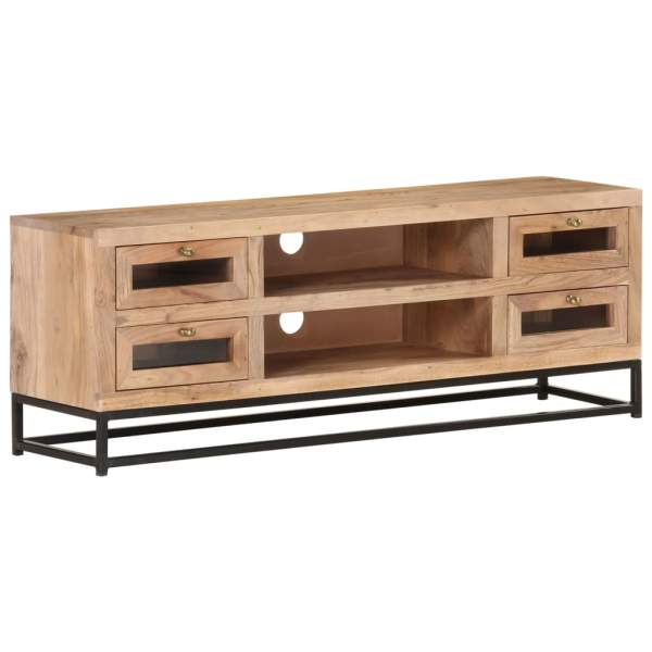  TV-Schrank 110x30x40 cm Akazie Massivholz