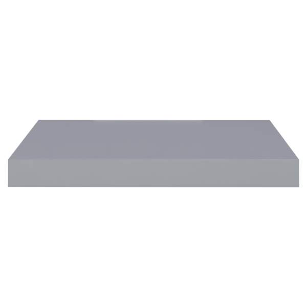  Schwebende Wandregale 4 Stk. Grau 40x23x3,8cm MDF 