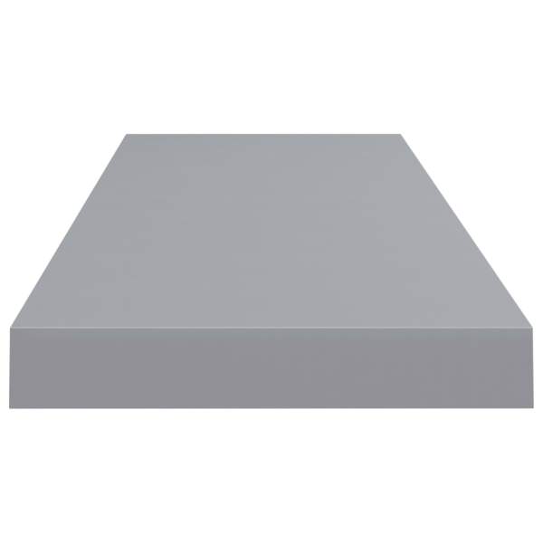  Schweberegal Grau 80x23,5x3,8 cm MDF