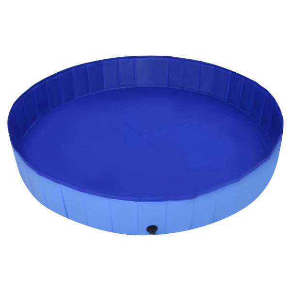  Hundepool Faltbar Blau 300x40 cm PVC