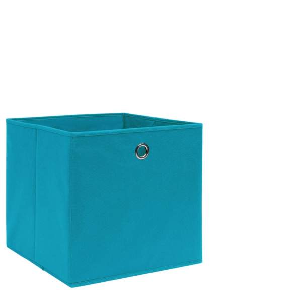 325233  Storage Boxes 10 pcs Non-woven Fabric 28x28x28 cm Baby Blue