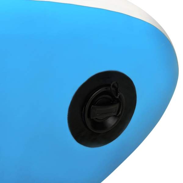  SUP-Board-Set Aufblasbar 320x76x15 cm Blau