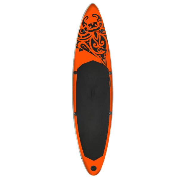  SUP-Board-Set Aufblasbar 366x76x15 cm Orange