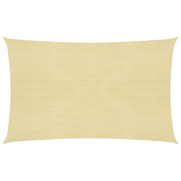  Sonnensegel 160 g/m² Beige 2x4,5 m HDPE