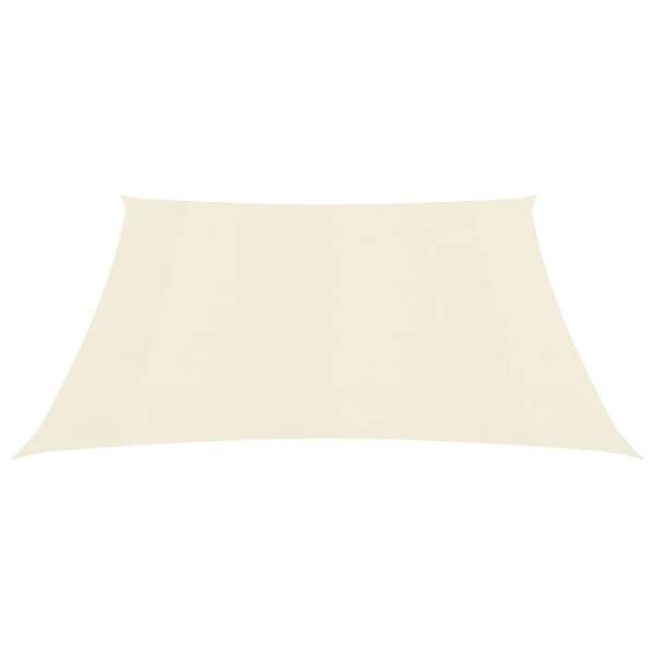  Sonnensegel 160 g/m² Creme 2,5x2,5 m HDPE
