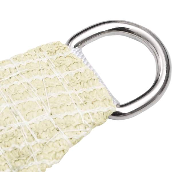  Sonnensegel 160 g/m² Creme 2,5x2,5 m HDPE
