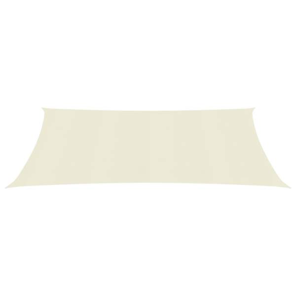  Sonnensegel 160 g/m² Creme 6x7 m HDPE