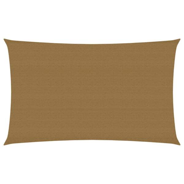  Sonnensegel 160 g/m² Taupe 2x4,5 m HDPE