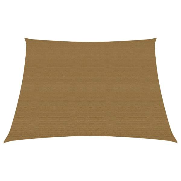  Sonnensegel 160 g/m² Taupe 3/4x3 m HDPE 