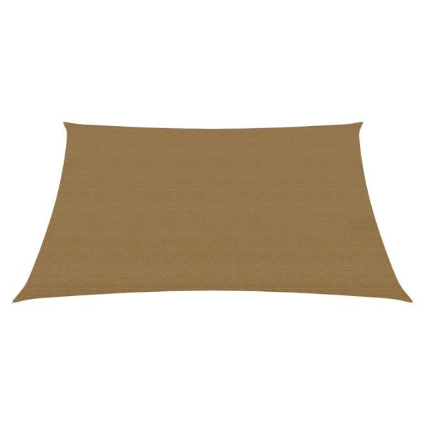  Sonnensegel 160 g/m² Taupe 3/4x3 m HDPE 