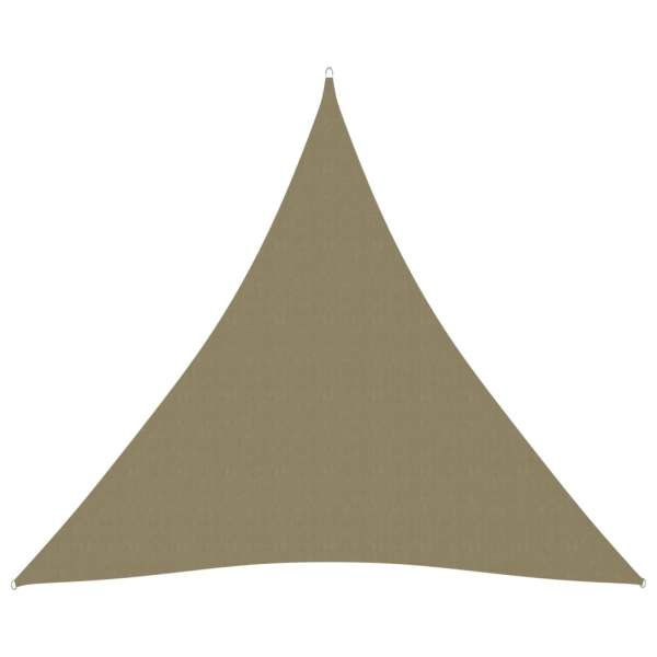  Sonnensegel Oxford-Gewebe Dreieckig 4x4x4 m Beige  