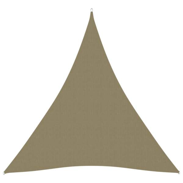  Sonnensegel Oxford-Gewebe Dreieckig 4x5x5 m Beige  