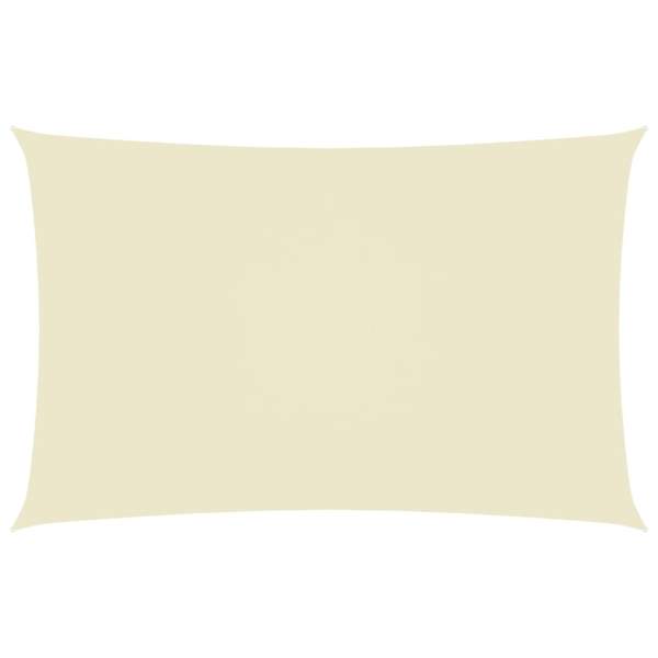  Sonnensegel Oxford-Gewebe Rechteckig 2x5 m Creme