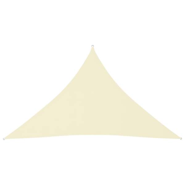  Sonnensegel Oxford-Gewebe Dreieckig 4x4x5,8 m Creme