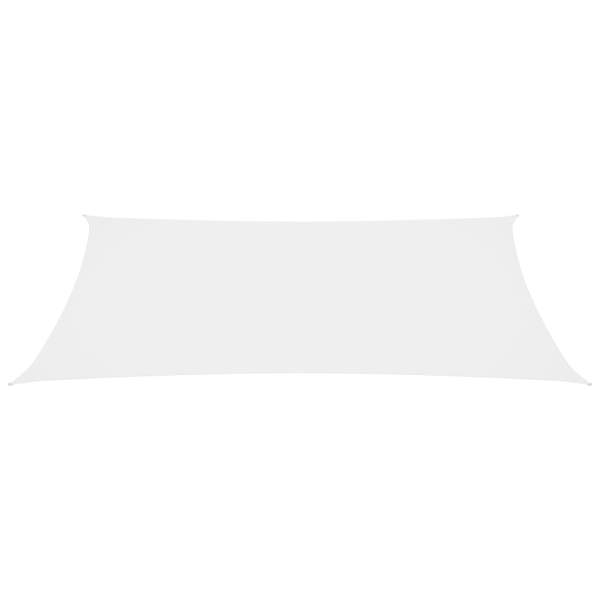  Sonnensegel Oxford-Gewebe Rechteckig 2x4,5 m Weiß