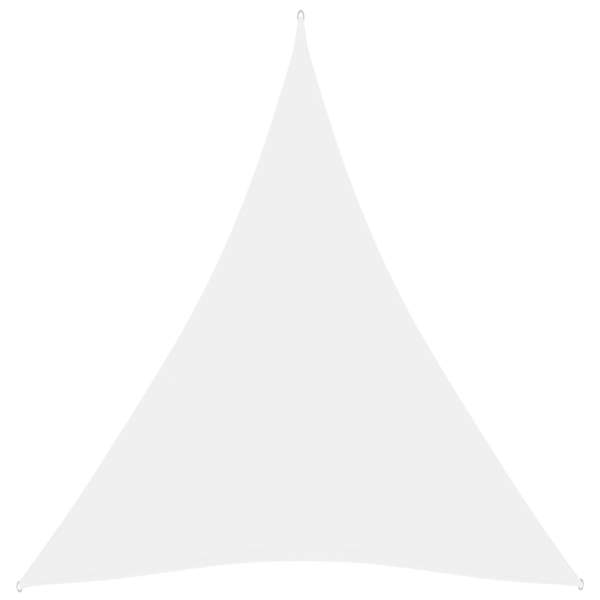  Sonnensegel Oxford-Gewebe Dreieckig 3x4x4 m Weiß