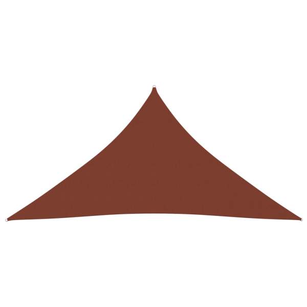  Sonnensegel Oxford-Gewebe Dreieckig 4,5x4,5x4,5m Terrakotta-Rot