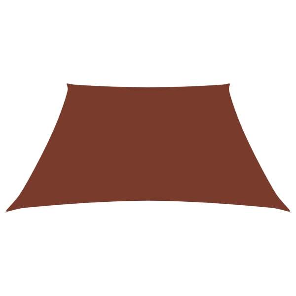  Sonnensegel Oxford-Gewebe Trapezförmig 3/5x4 m Terracotta