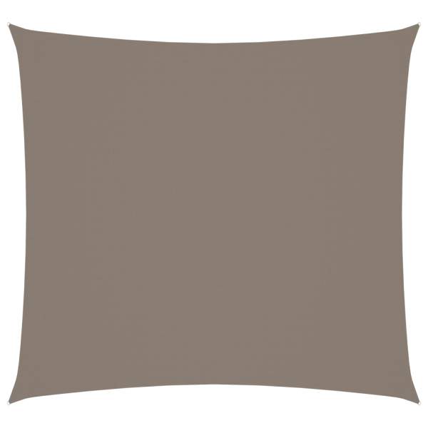  Sonnensegel Oxford-Gewebe Quadratisch 7x7 m Taupe