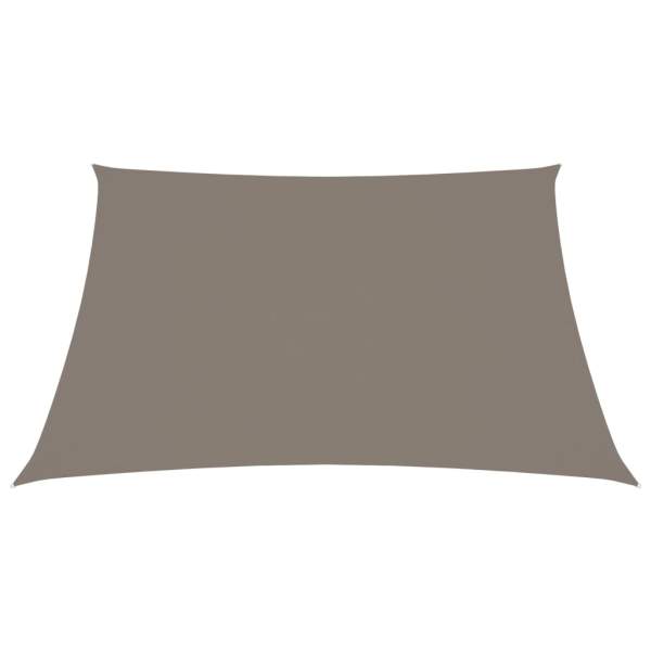  Sonnensegel Oxford-Gewebe Quadratisch 7x7 m Taupe