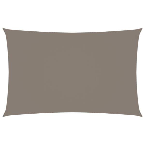  Sonnensegel Oxford-Gewebe Rechteckig 2,5x5 m Taupe