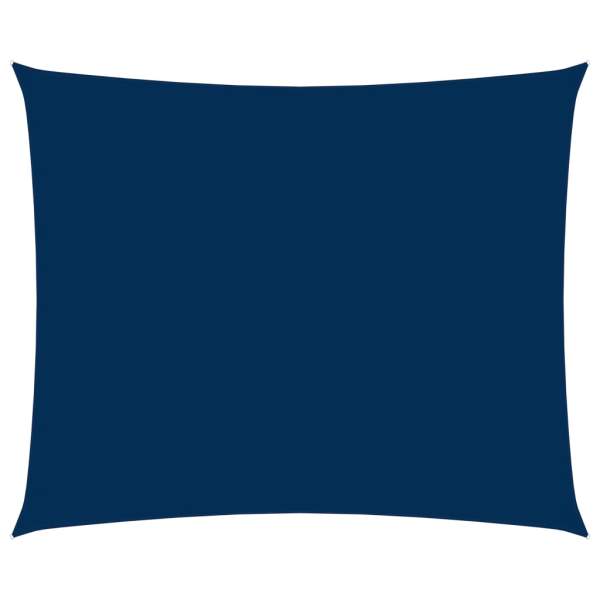  Sonnensegel Oxford-Gewebe Rechteckig 5x6 m Blau