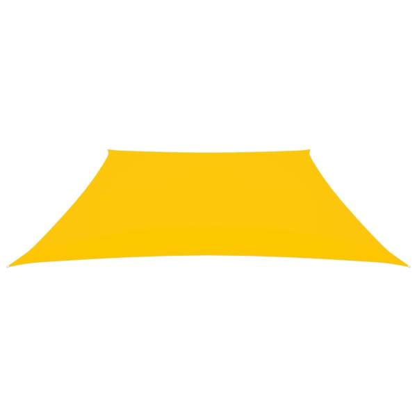  Sonnensegel Oxford-Gewebe Trapezförmig 2/4x3 m Gelb