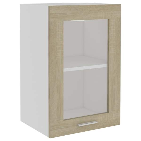  Hängeglasschrank Lyon Sonoma-Eiche 40x31x60 cm Holzwerkstoff